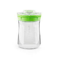 Small Kefirko kefir fermenter with green lid – eco-friendly jar for home kefir brewing