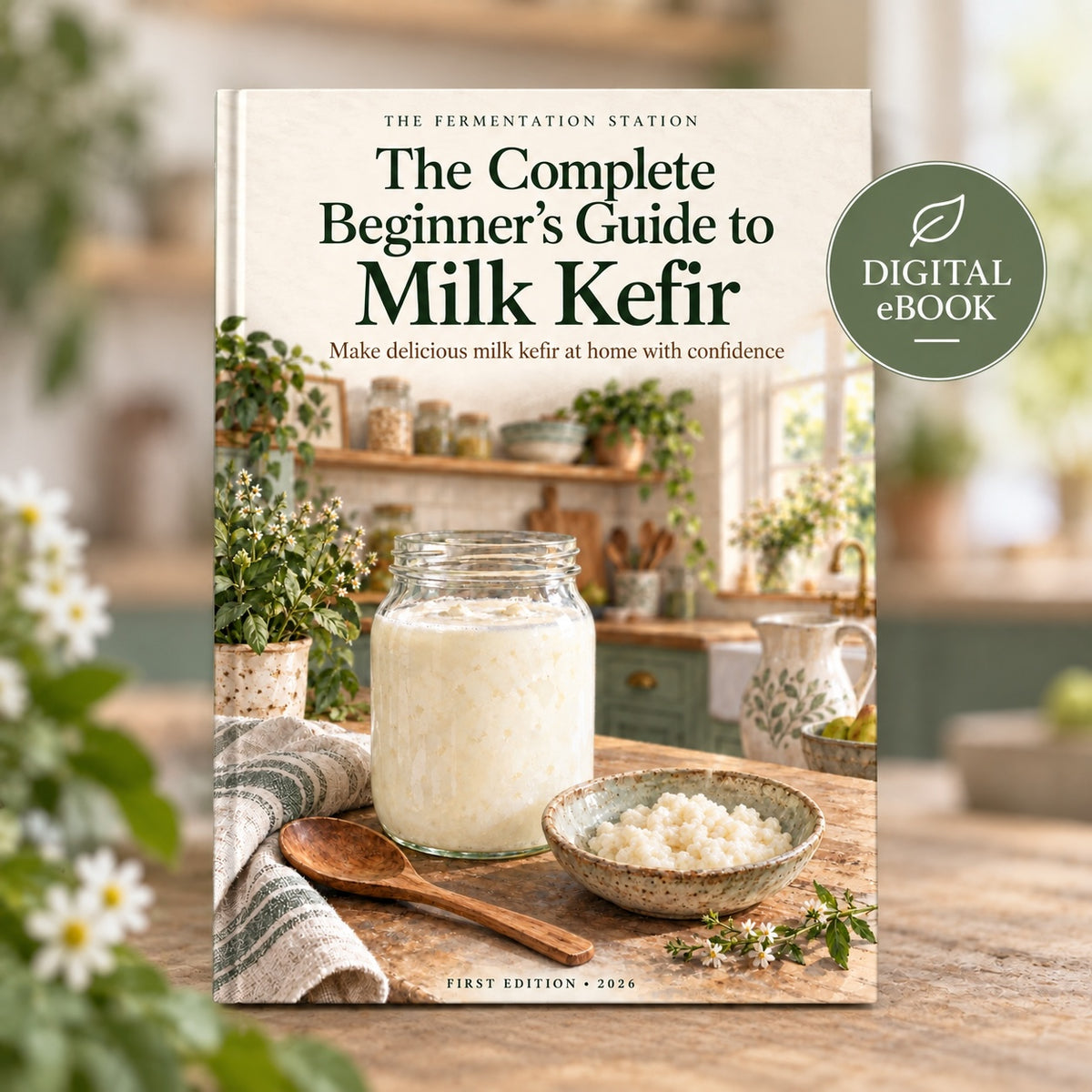 The Complete Beginner's Guide to Milk Kefir - Digital eBook