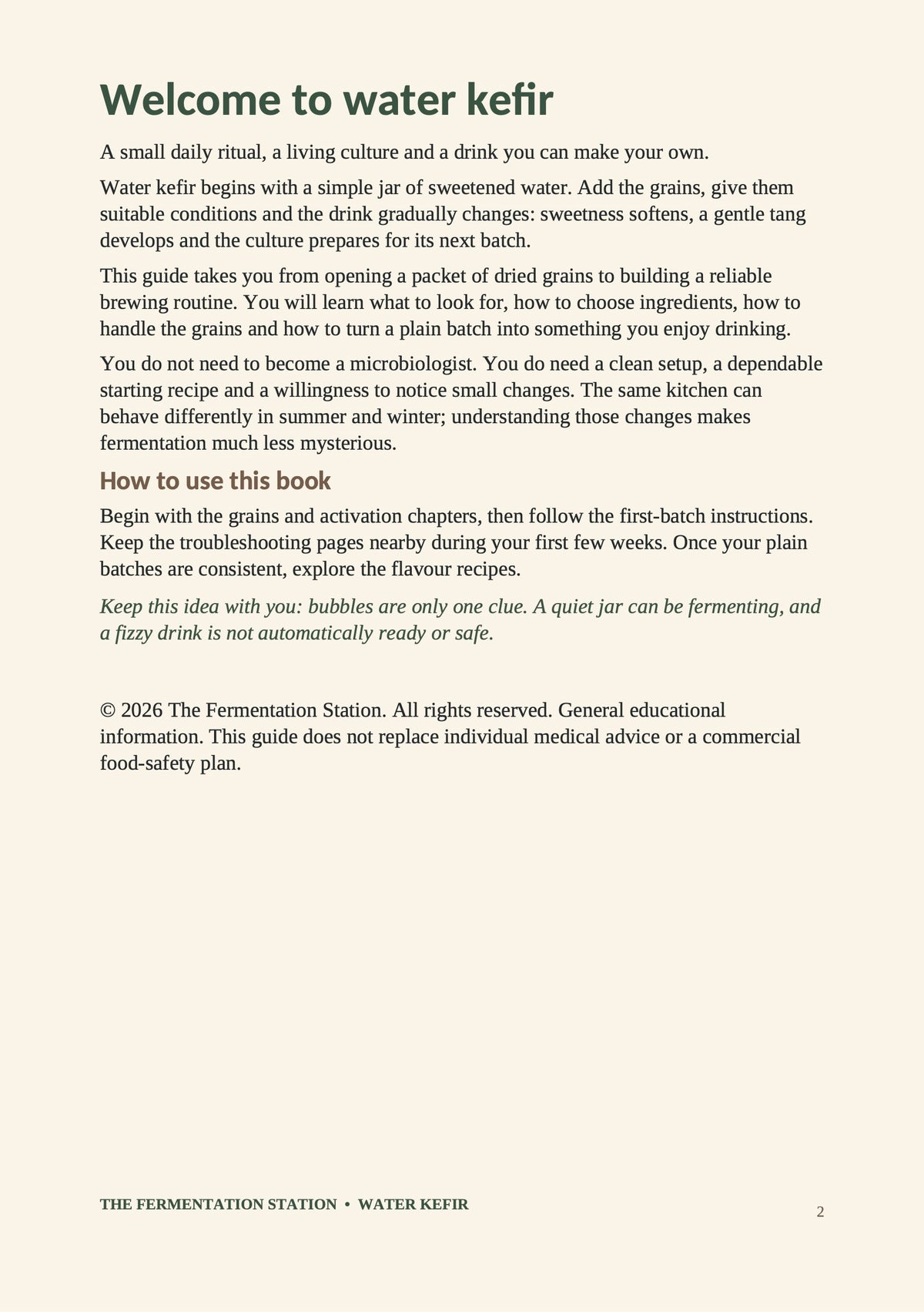 The Complete Beginner's Guide to Water Kefir - Digital eBook