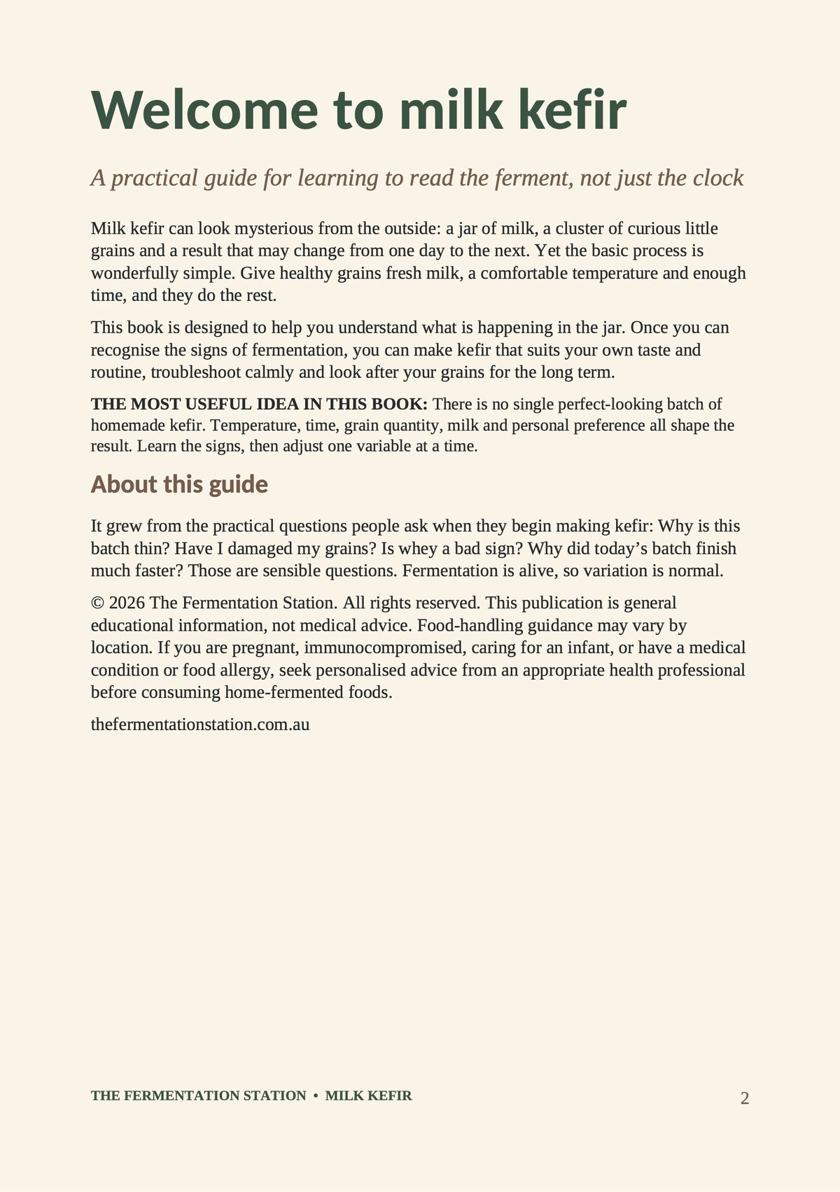 The Complete Beginner's Guide to Milk Kefir - Digital eBook