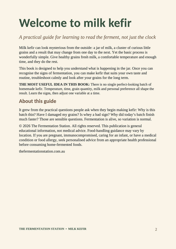 The Complete Beginner's Guide to Milk Kefir - Digital eBook