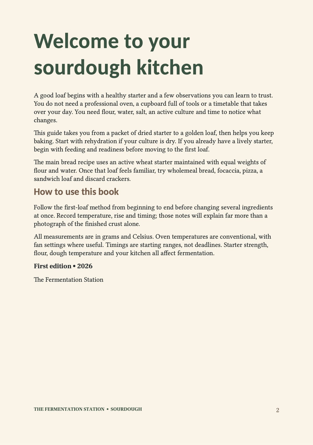 The Complete Beginner's Guide to Sourdough - Digital eBook