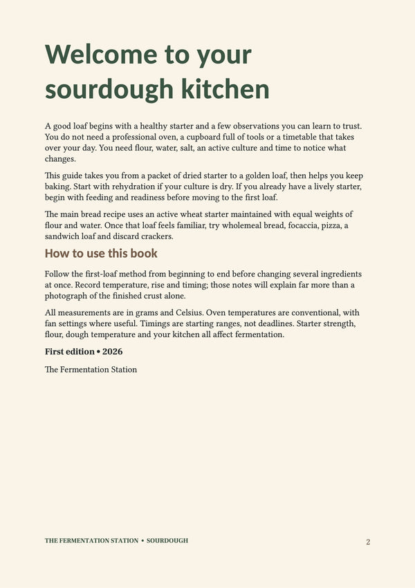 The Complete Beginner's Guide to Sourdough - Digital eBook
